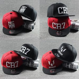 Kids' CR7, Messi & Neymar Baseball Cap – Fashion Snapback Hat for Boys & Girls