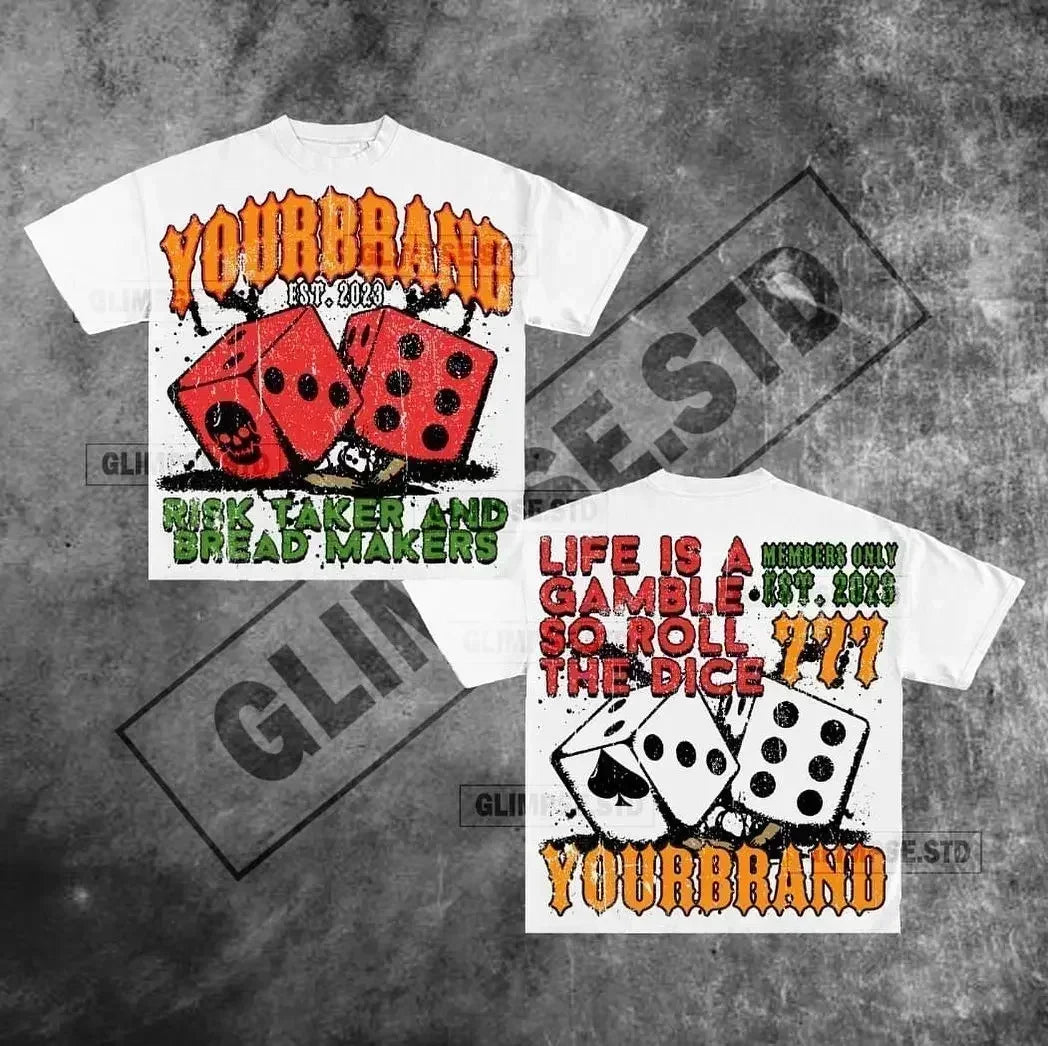 American Letter Graphic T-Shirt – Y2K Oversized Streetwear Tee for Men & Couples - Image 16