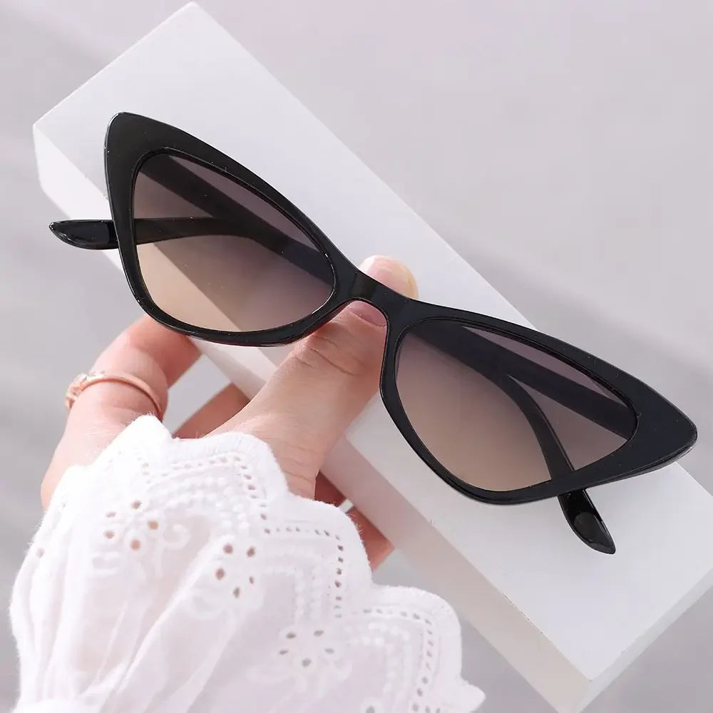 Vintage Cat Eye Sunglasses – Small Frame Retro UV400 Eyewear for Women - Image 8