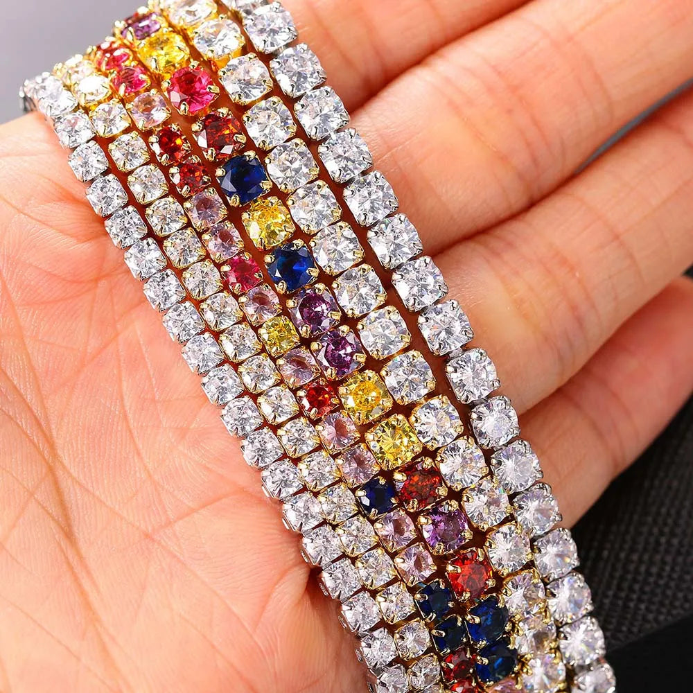 Hip Hop Iced Out Tennis Chain Necklace - Image 5