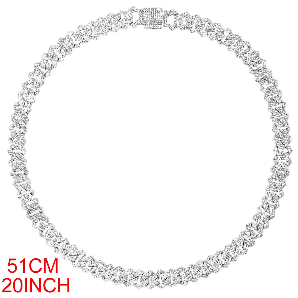 14MM Miami Prong Cuban Link Chain Necklace - Image 11