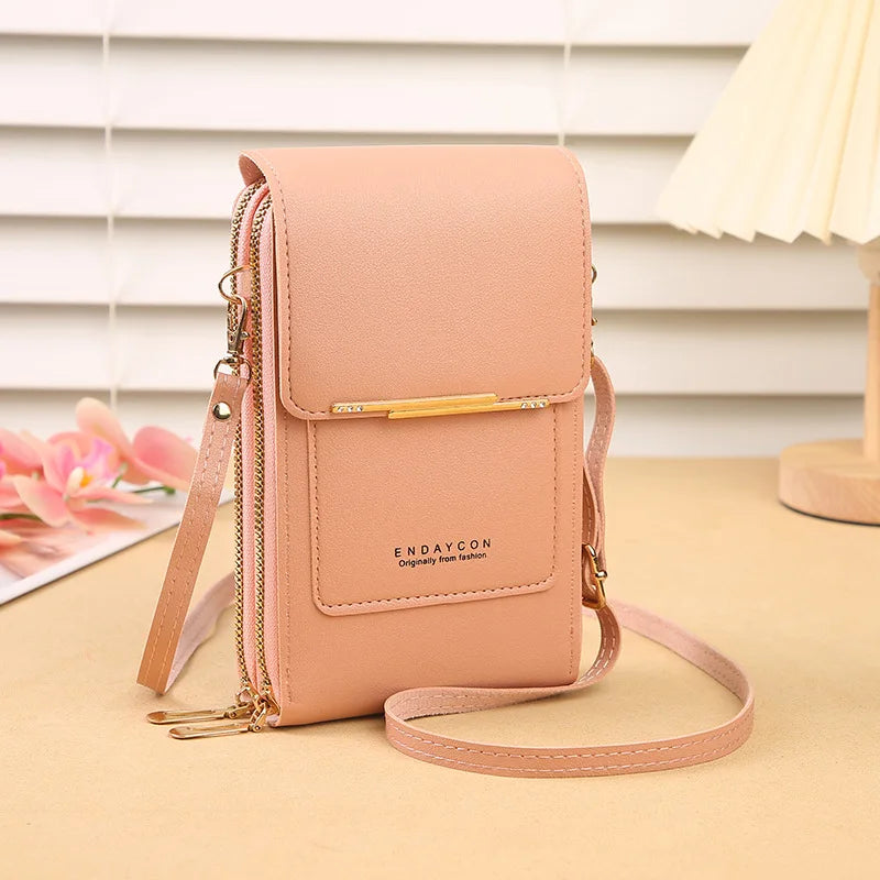 Crazy Bag Fashion Touch Screen Phone Bag – Women’s Crossbody Card Holder with Lock Closure - Image 12