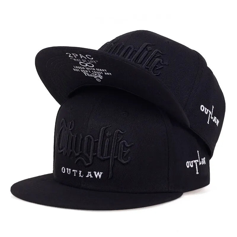 Thug Life Embroidered Baseball Cap – Fashion Snapback Hat for Adult Street & Casual Wear - Image 5