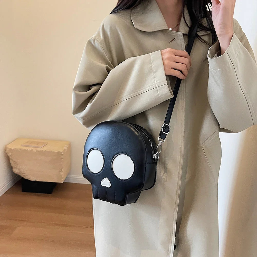 Novelty Halloween Ghost Bag – Gothic Crossbody Shoulder Purse for Women & Girls - Image 3