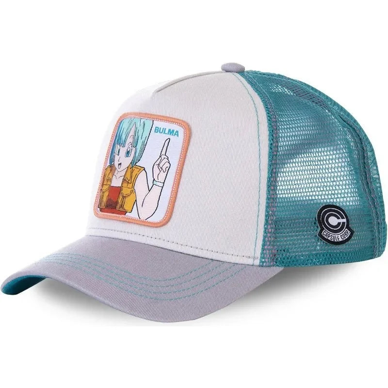 Dragon Ball Goku & Buu Embroidered Cap – Adjustable Trucker Mesh Hat for Men - Image 13