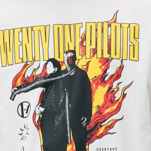 Twenty One Pilots Band T-Shirt – Oversized Unisex Summer Cotton Tee for Men & Women