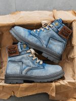 Men’s High-Top Denim Boots – Trendy Casual Sports Fashion Boots