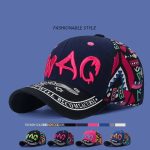 Spring/Summer Printed Baseball Cap – Korean-Style Embroidered Sun Hat for Women