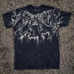 2000s Affliction-Style Graphic T-Shirt – Retro Punk Hip Hop Oversized Tee for Men