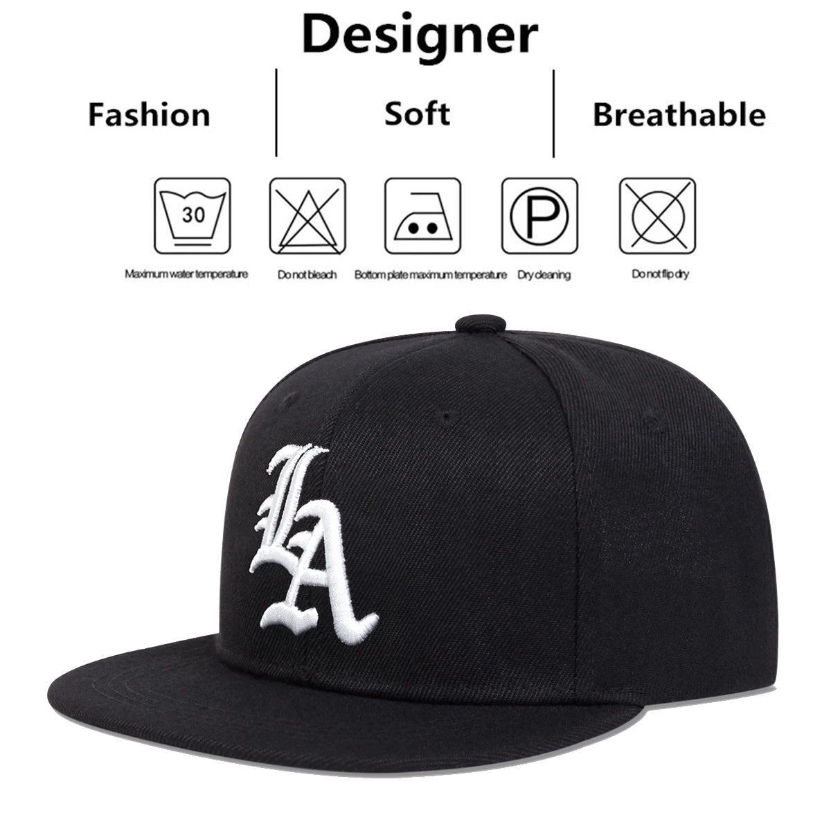 Kids' Gothic LA Embroidered Baseball Cap - Image 6
