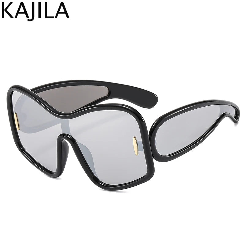 Oversized One-Piece Shield Sunglasses – 2025 Luxury Punk Square Eyewear for Men & Women - Image 11