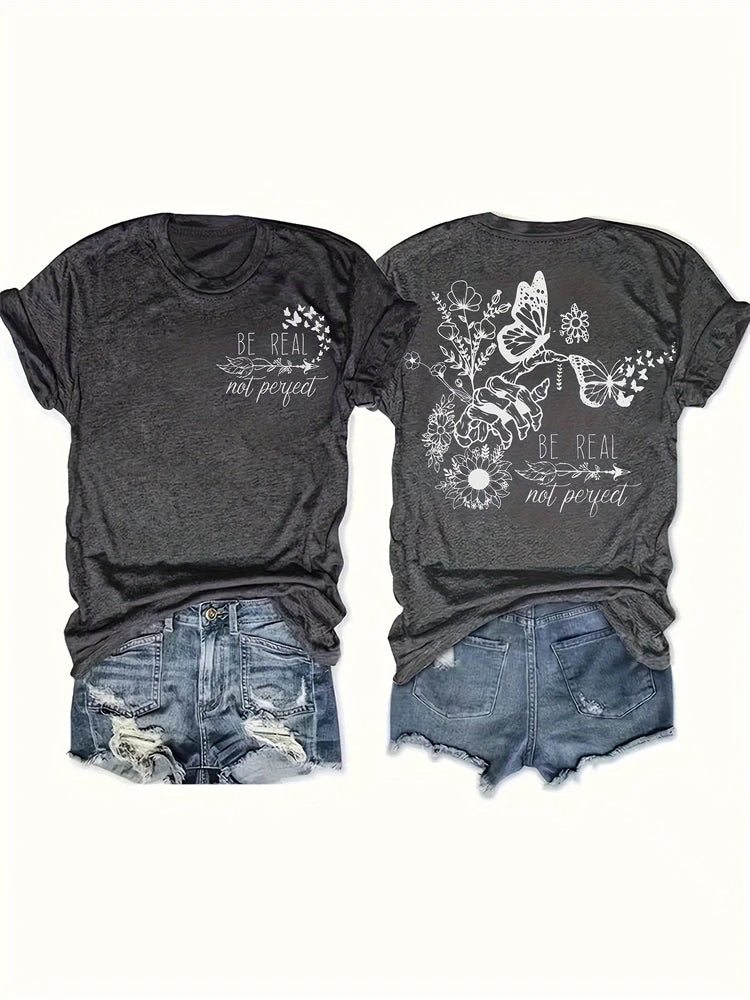 2025 Red Rose Printed T-Shirt – Casual Loose-Fit Short Sleeve Summer Tee - Image 16