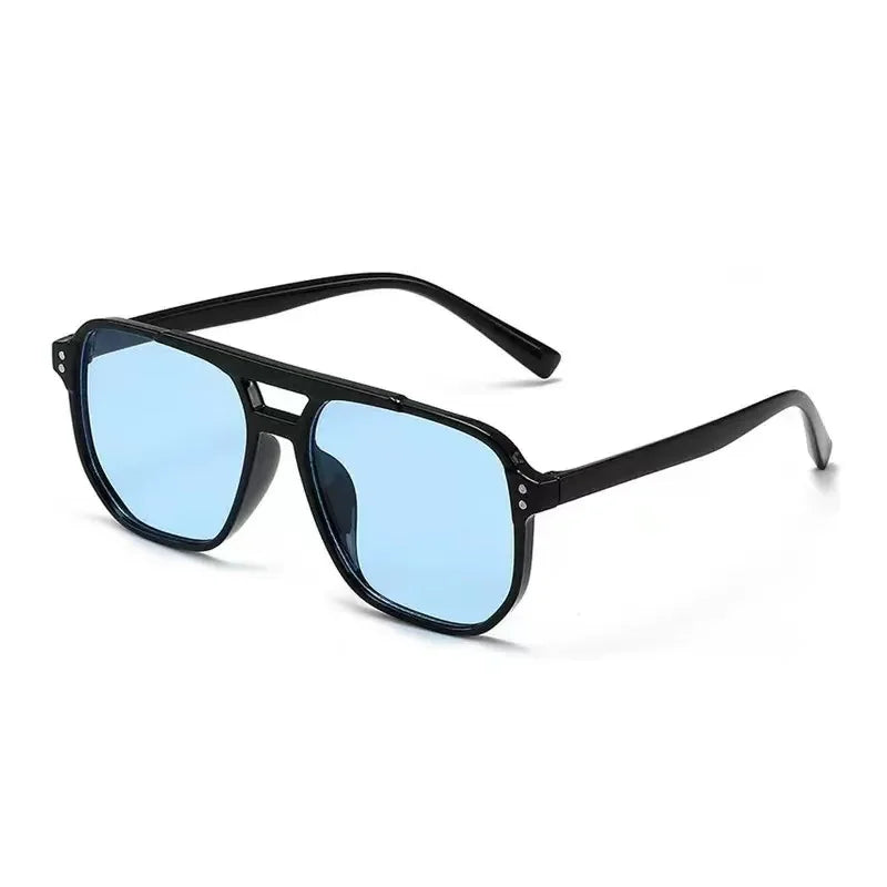 Vintage Square Sunglasses – Unisex Designer-Inspired Big Frame Shades with UV400 Protection - Image 5