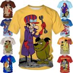 Summer Cartoon Character 3D Print T-Shirt – Unisex Hip-Hop Streetwear Tee for Men & Women