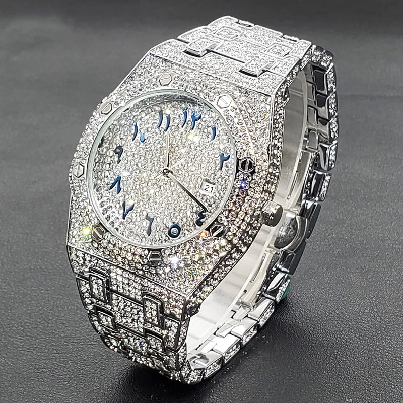 Luxury Diamond Watch for Men - Image 2