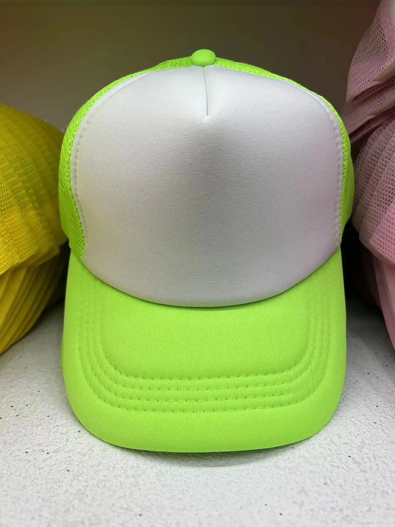 Customized Logo Mesh Baseball Caps – Unisex 5-Panel Trucker Snapback Hats for Summer - Image 25