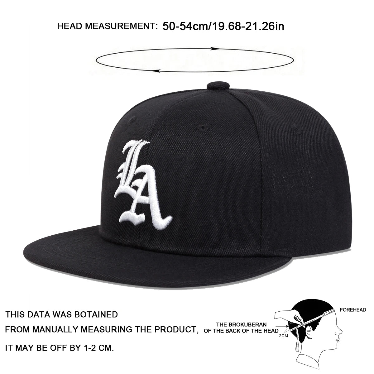 Kids' Gothic LA Embroidered Baseball Cap - Image 2