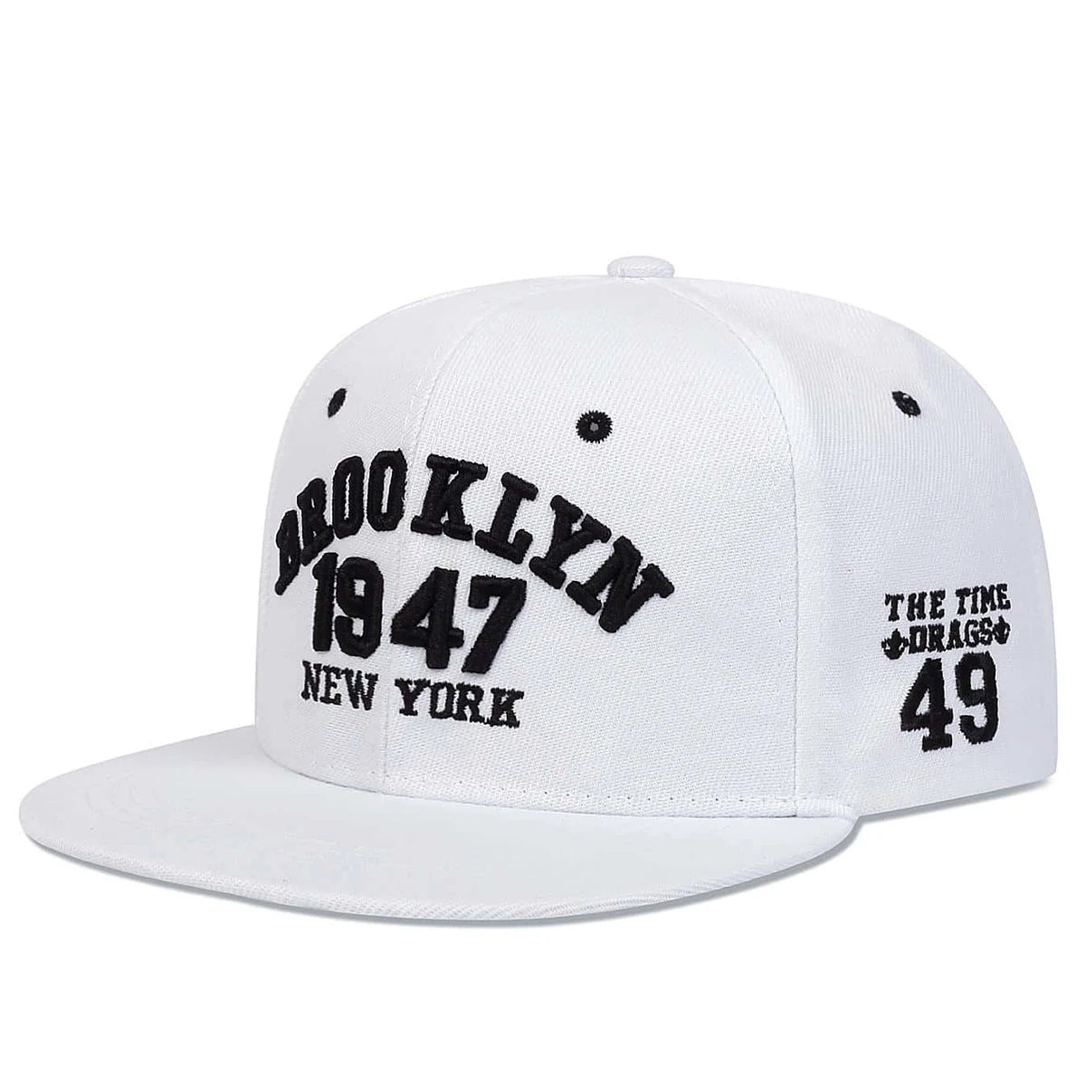 1947 Brooklyn Embroidery Snapback Hat – High-Quality Adjustable Baseball Cap for Men - Image 5
