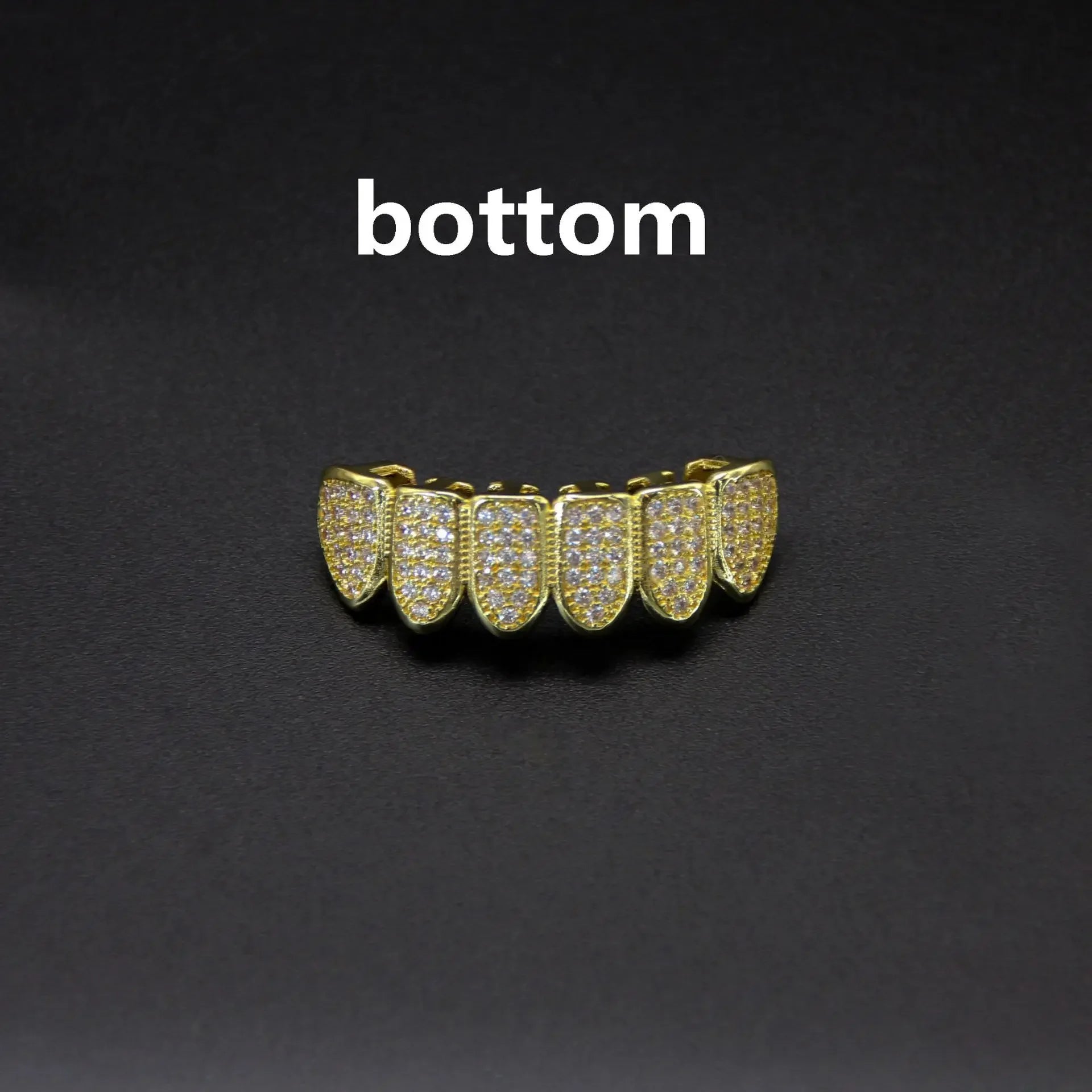 Hip Hop CZ Teeth Grillz Set - Image 9